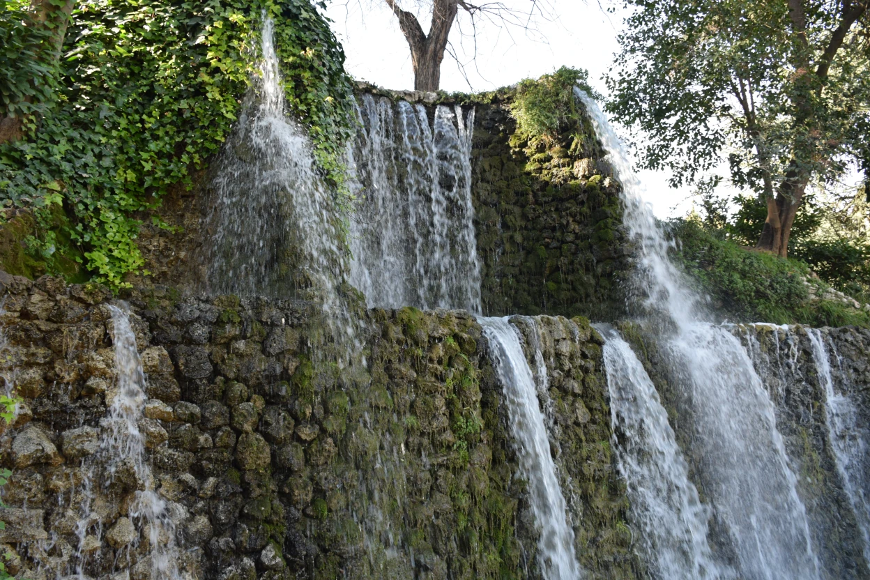 Cascada alta de la Quinta de la Fuente del Berro